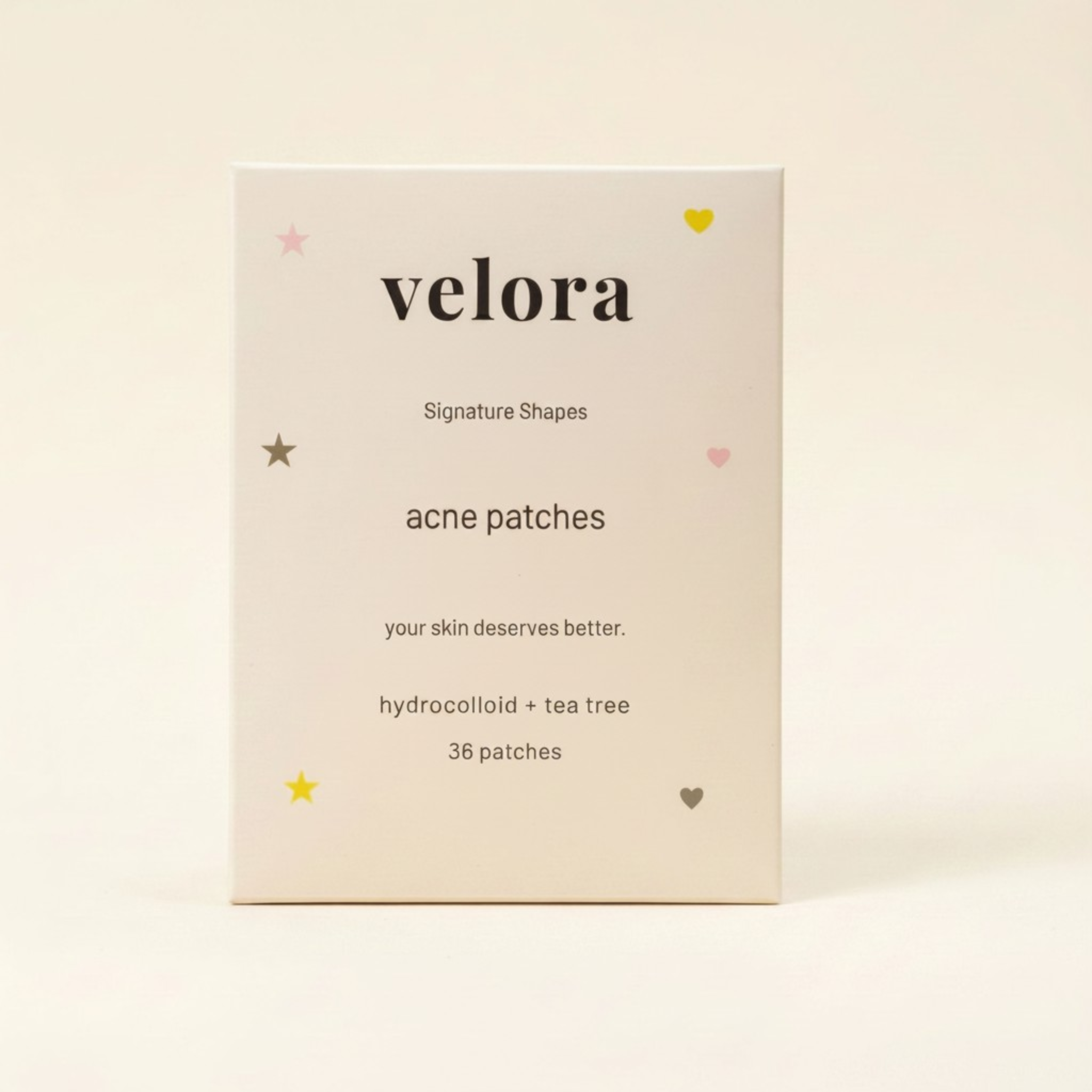 Velora Signature Shapes Acne Patches — 36 Pack